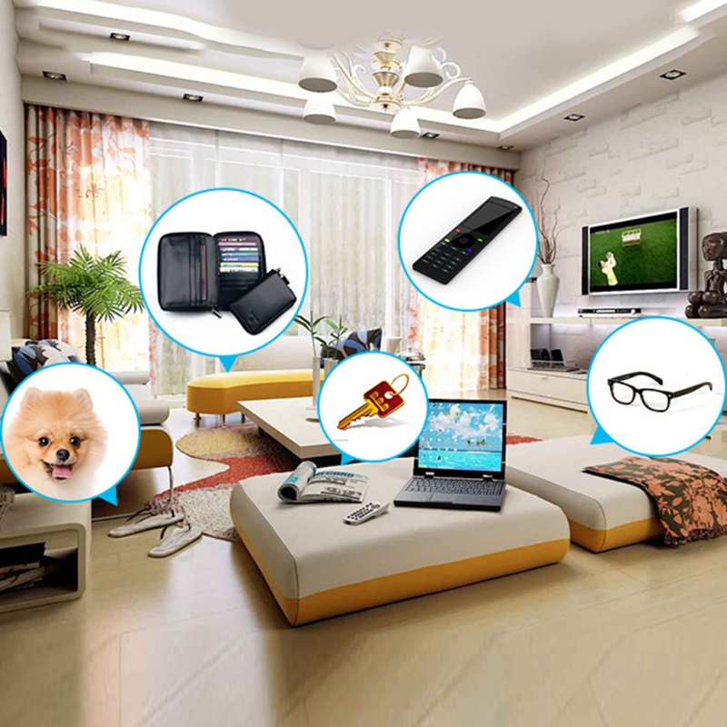 1 Thiết Bị Định Vị Chìa Khóa Điều Khiển Từ Xa Không Dây Nhận Tín Hiệu RF 4 Cổng Nhận