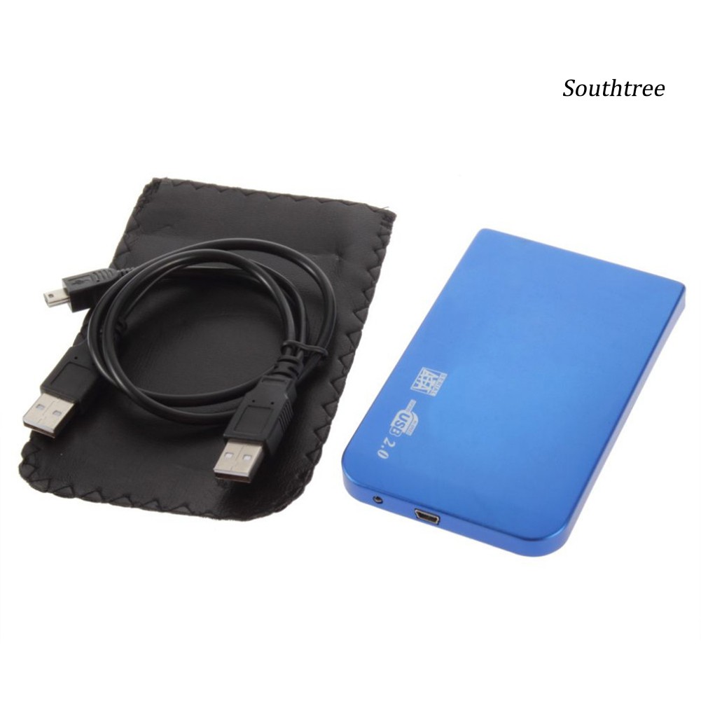 Vỏ Ổ Cứng Ngoài Usb 2.0 Siêu Mỏng Cho 2.5 Inch Sata Hdd Ssd