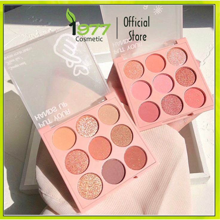 Bảng mắt 9 ô Sweet min nhũ lì đẹp tự nhiên- 1977 Cosmetic