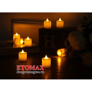 Bộ 10 cây nến điện tử lùn v1