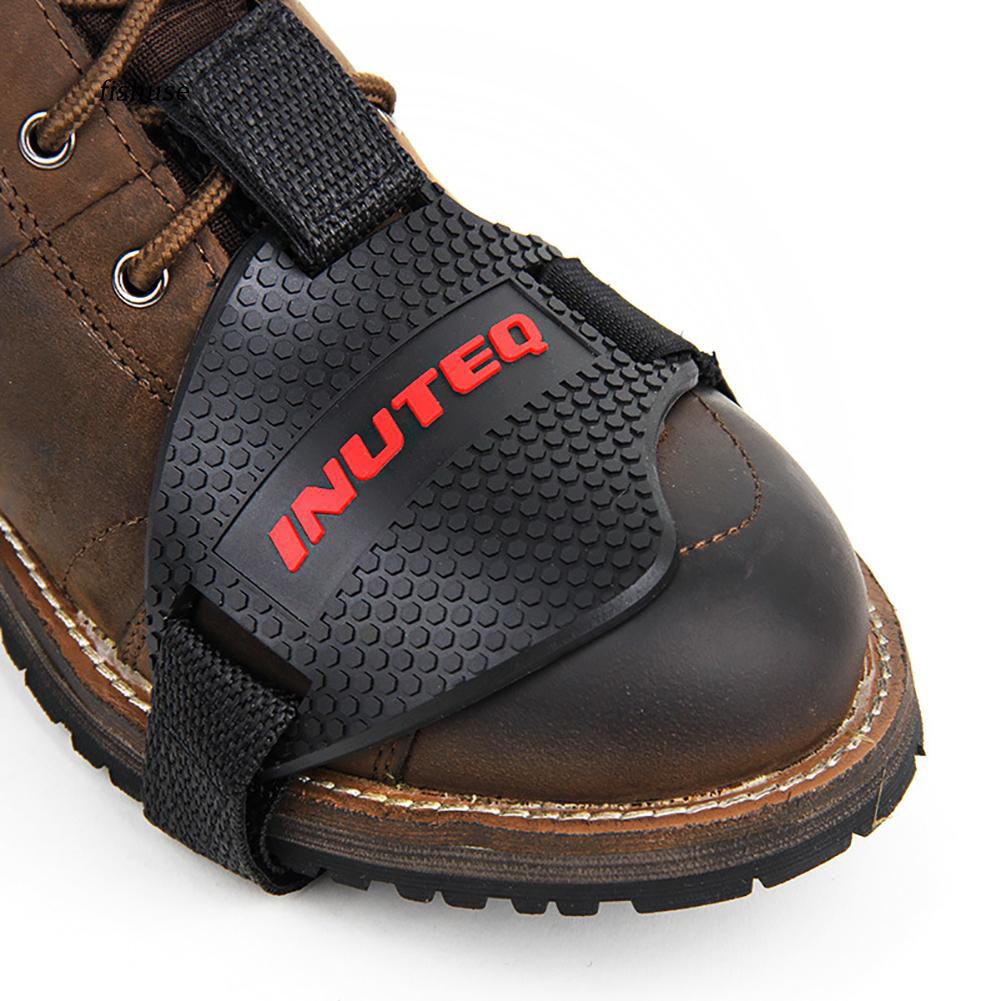 Miếng đệm giày bảo vệ khi dùng gạt sang số xe máy/xe tay côn làm bằng cao su kích thước 11.5cm x 8.5cm