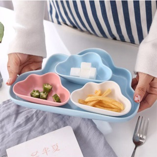 Bát sứ ăn dặm hình đám mây