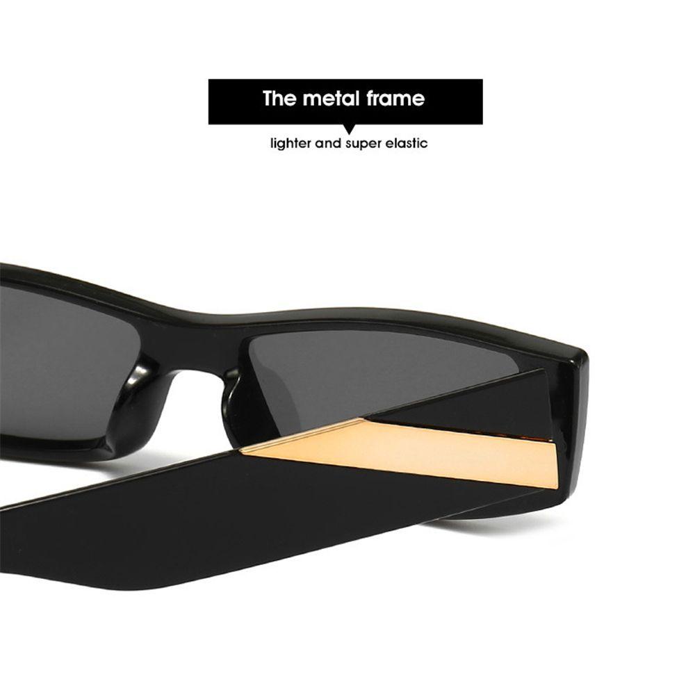 Kính Mát Hình Chữ Nhật Chống Tia UV400 Phong Cách Vintage