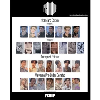 VStore - duyendo97 [BTS OFFICIAL] CARD ALBUM PROOF - KÈM SLEEVE + TOP LOADER (CARD OFF, CÓ SẴN)