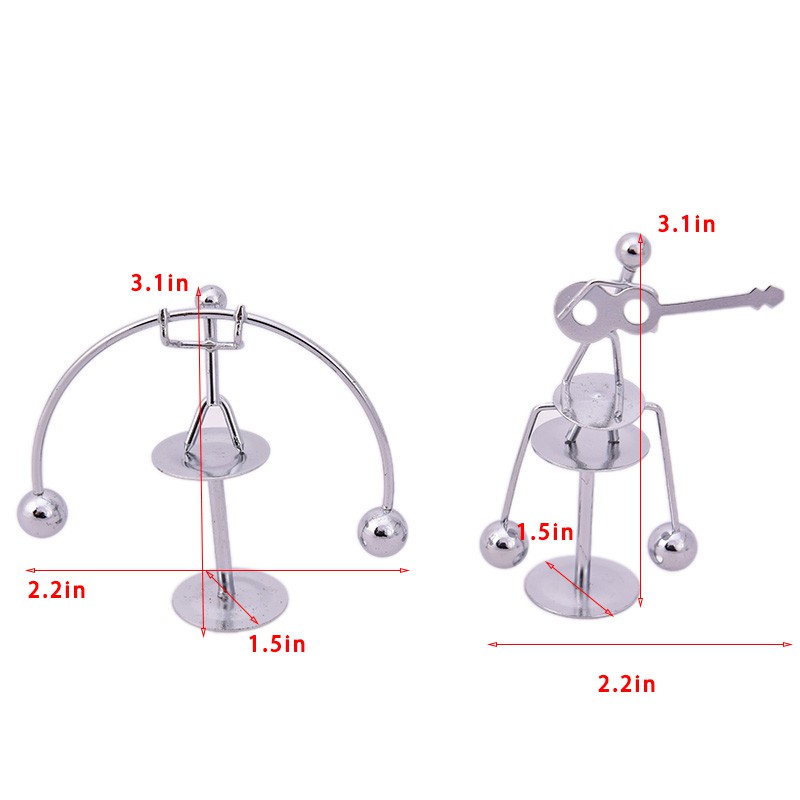 Đồ Chơi Con Lắc Newton Để Bàn Trang Trí Bằng Thép Không Gỉ