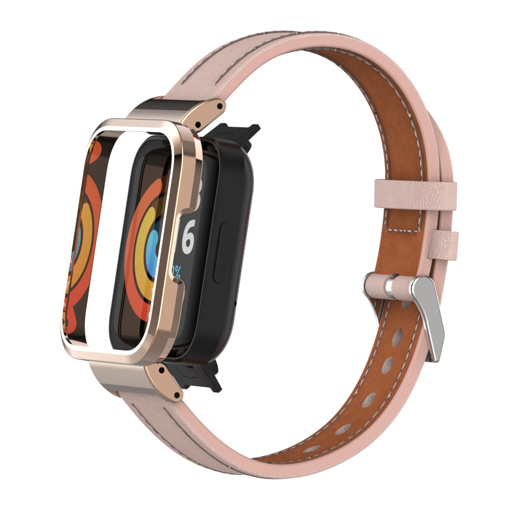 Dây Đeo Bằng Da Nhiều Màu Cho Đồng Hồ Thông Minh Xiaomi Mi Watch Lite/2 Lite Redmi Watch 2/2 Lite POCO