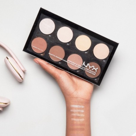 Bảng phấn tạo khối 8 màu NYX Highlight &amp; Contour Pro Palette 5.0