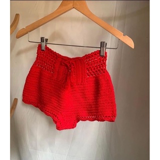 Quần len móc nhiều màu lưng cao - hình do shop chụp