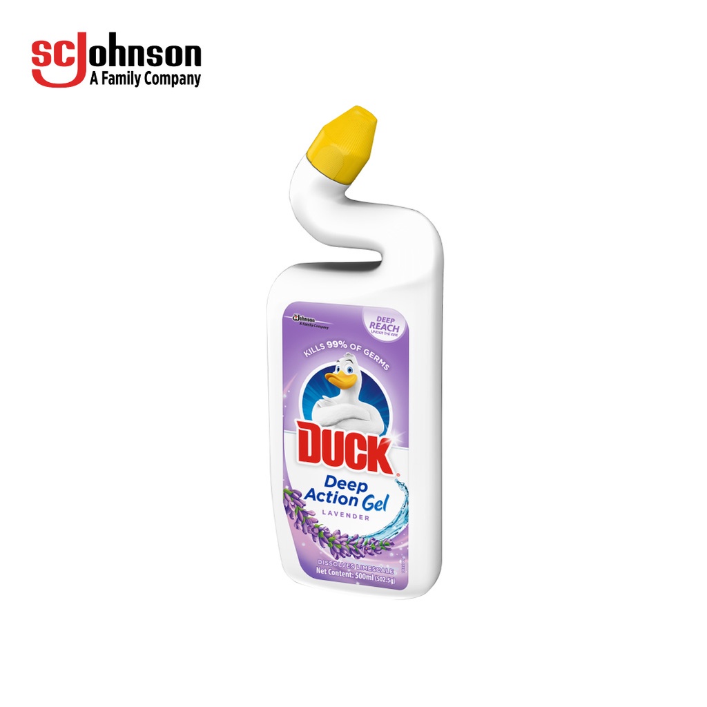 [Mã FMCGSCJ12 giảm 8% đơn 150k] DUCK Tẩy Rửa Bồn Cầu Hương Oải Hương 500ml