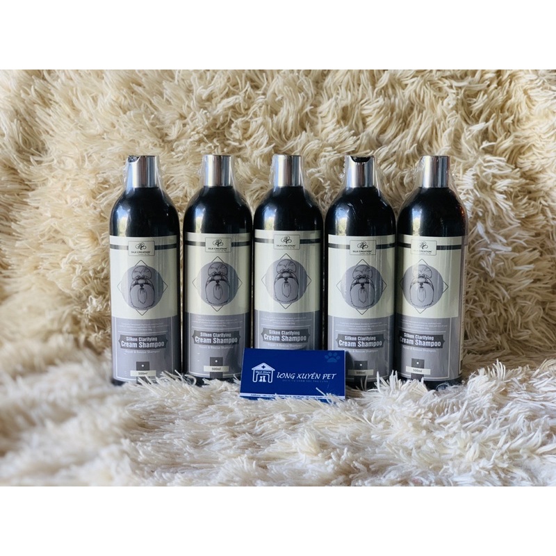 Sữa tắm SILK CREATION siêu dưỡng lông cho chó mèo lông màu 500ml