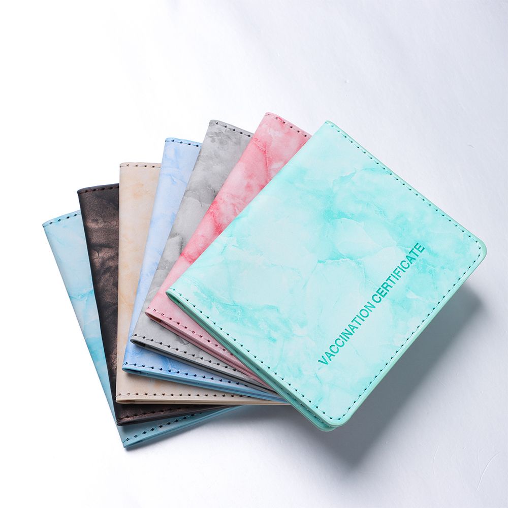 Ví đựng bưu thiếp/hội chiếu chất da PU chống nắng họa tiết hoa chống nước thời trang cho unisex nhiều màu sắc tùy chọn