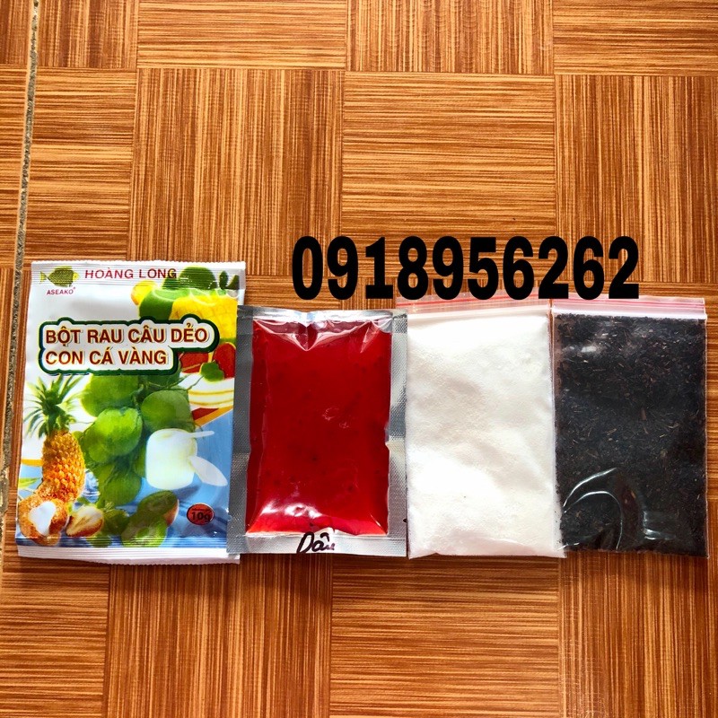 Set trà sữa siro có thạch