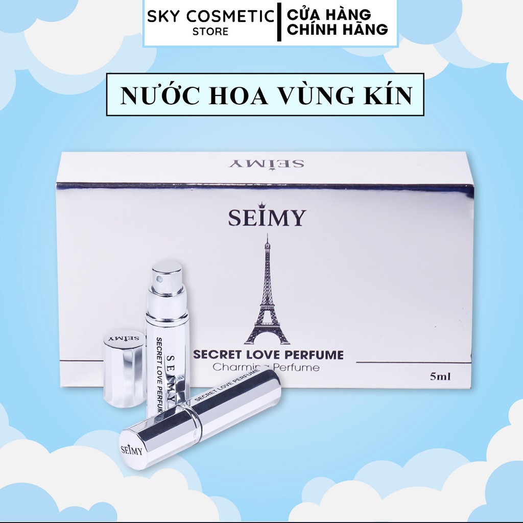 Nước hoa vùng kín Seimy - Secret Love Perfume - Nước hoa cô bé, khử mùi, lưu hương 24 giờ, hương thơm ngọt ngào