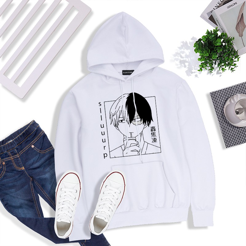 SALE- Áo hoodie hóa trang nhân vật shoto todoroki trong anime My Hero Academia thời trang unisex - áo siêu chất