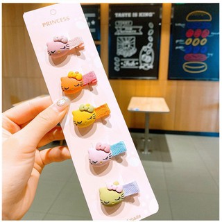 Kẹp tóc cho bé gái set 5 chiếc cute