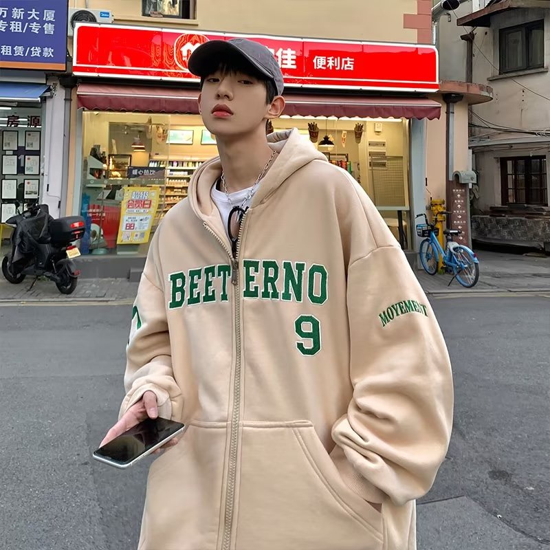 Áo Hoodie Nam Áo Khoác Có Mũ Trùm In Chữ Thời Trang Hàn Quốc Dành Cho unisex áo khoác hoodie hoodie nữ form rộng