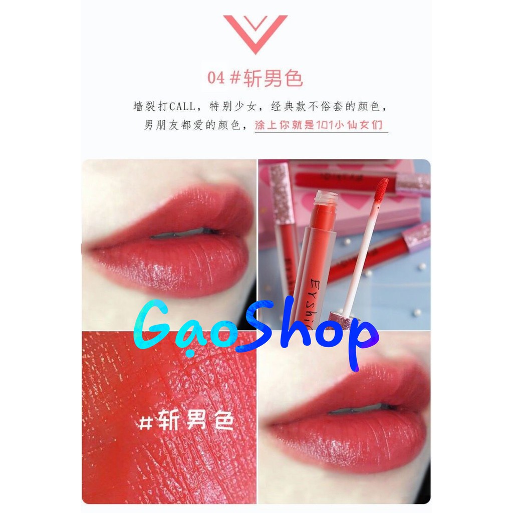 💄💄Set Son Cô Tiên, Sét 5 Cây Son Kem Lì Cổ Trang Cô Tiên Hồ Ly -Son Cực Mềm Mịn Môi | BigBuy360 - bigbuy360.vn
