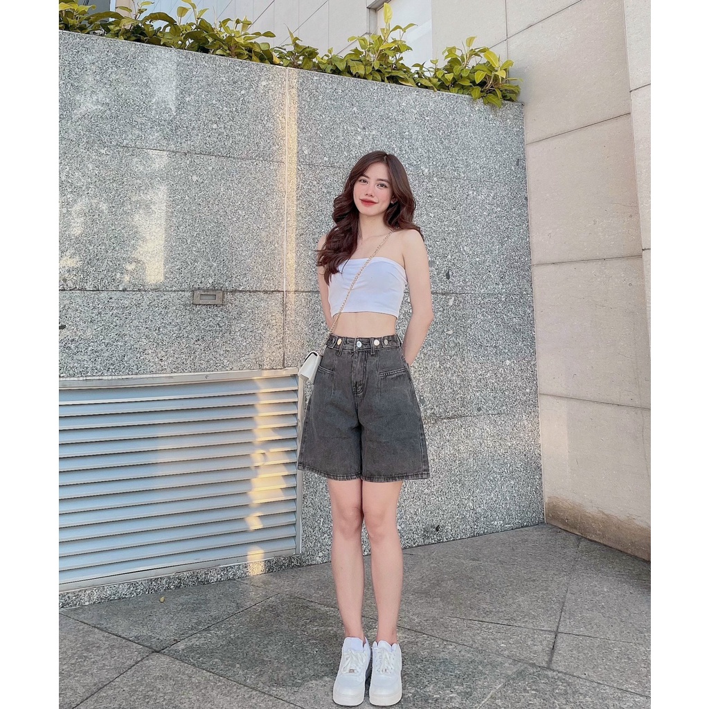 Quần Jean Nữ Lững Ống Rộng, Quần Short Jeans nữ, Quần Jeans Ngố Sooc Nữ | WebRaoVat - webraovat.net.vn