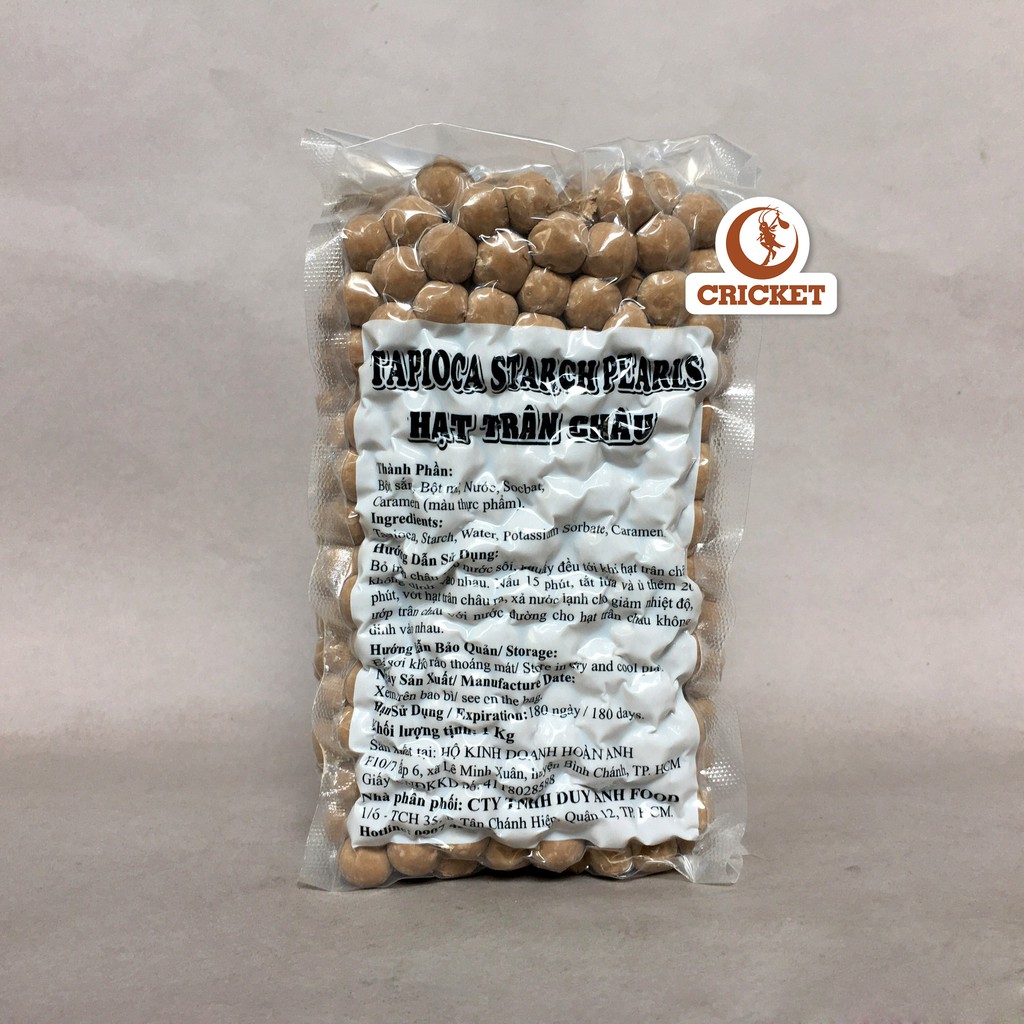 TRÂN CHÂU ĐEN CARAMEL HOÀN ANH (1kg) - Hạt Siêu To 15mm - TRÂN CHÂU WINGS, ĐÀI LOAN, COTRA NGON HƠN TRƯỜNG LẠC