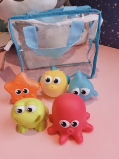 Đồ chơi tắm phun nước- Set 5 con Winfun