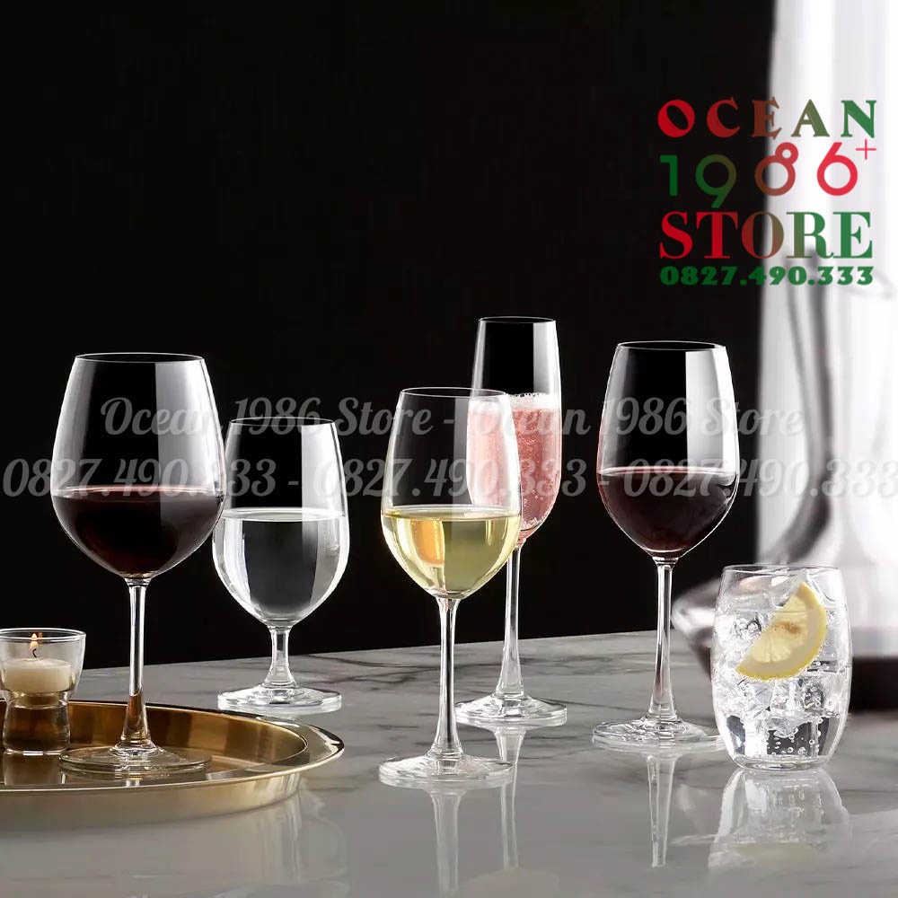 Bộ 6 Ly Thủy Tinh Madison RED WINE Ocean – 1015R15 – 425ml