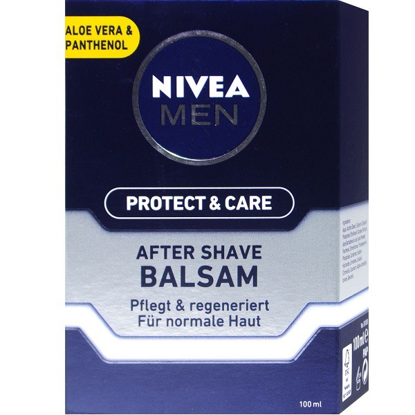 Kem dưỡng sau cạo râu NIVEA Men Proect & Care After Shave Balsam 100ml - Đức