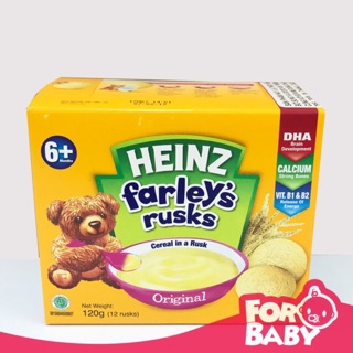 Bánh ăn dặm Heinz Farley s rusks Original 120g 6m+