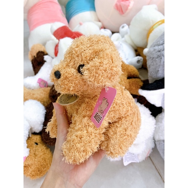 Gấu bông chó Poodle ngồi