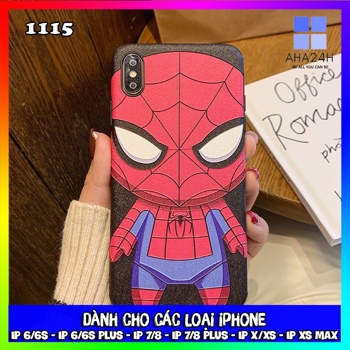 ỐP LƯNG IPHONE SIÊU ANH HÙNG CHIBI ĐỦ DÒNG MÁY - ỐP DẺO (6/6 PLUS/6S/6S PLUS/7/7 PLUS/8/8 PLUS/X/XS/XS MAX) AH1115