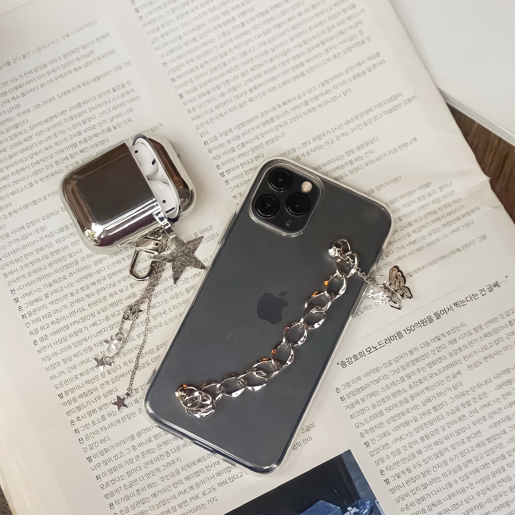 C1560 Ốp lưng silicon trong BUTTERFLY chain ver.2