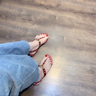 Sandal kẹp hm đinh full màu