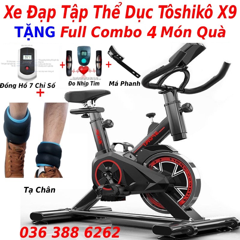 Máy chạy bộ toshiko sport 400 dùng điện đa chức năng tặng tạ chân tập gym + đai massage rung giảm mỡ + giá tập cơ bụng