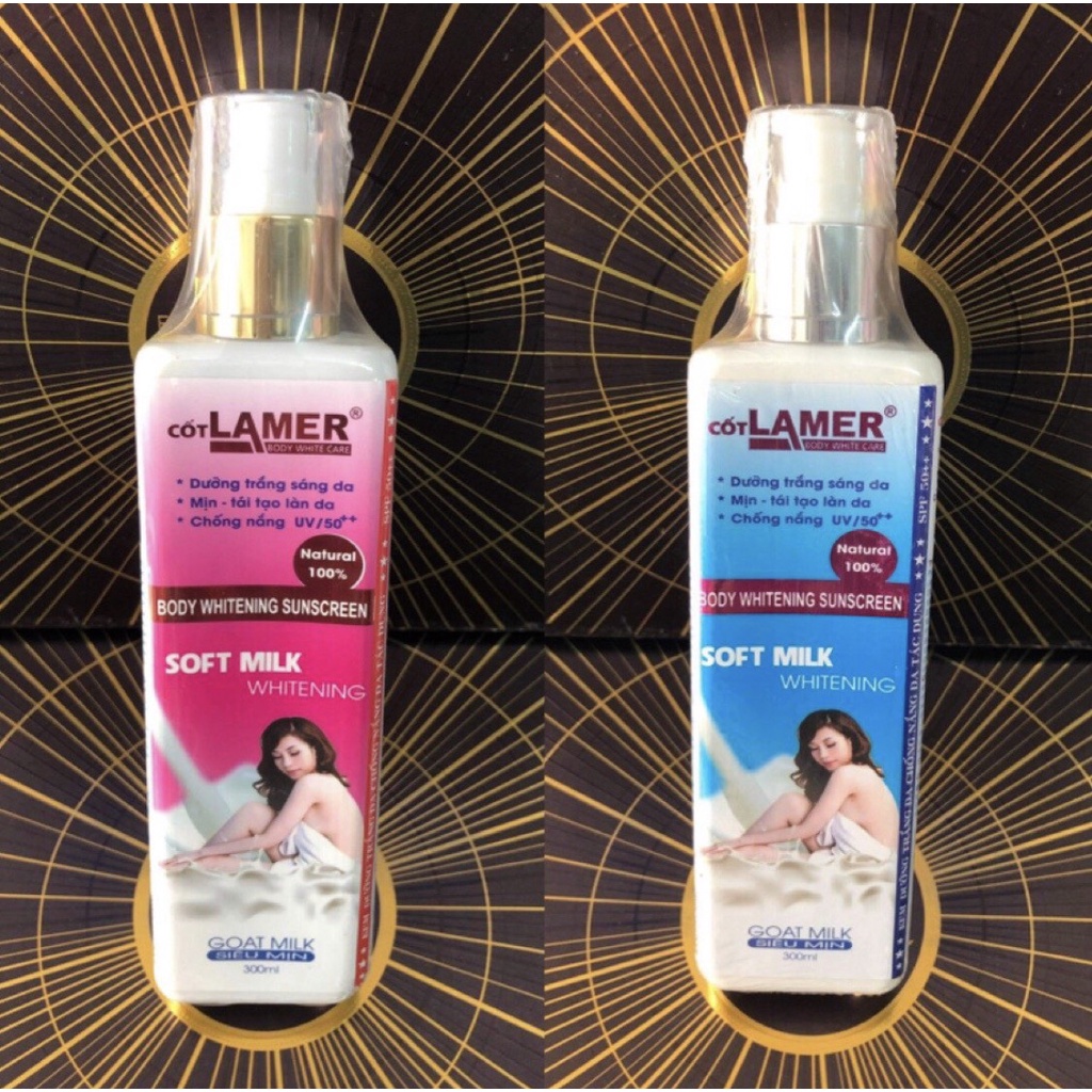 KEM CỐT LAMER TOÀN THÂN SIÊU TRẮNG MỊN CỬU LONG 300ML
