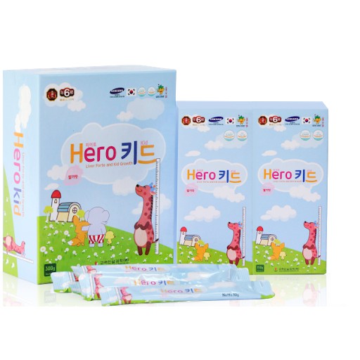 {Nhập Hàn} Herokid – Bổ sung canxi tự nhiên tăng chiều cao, tăng cường đề kháng, phát triển trí não cho trẻ