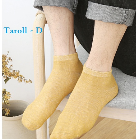 Tất Nam/nữ Cô thấp Cotton nhiều màu sắc kháng khuẩn khử mùi, thời trang trẻ TD016