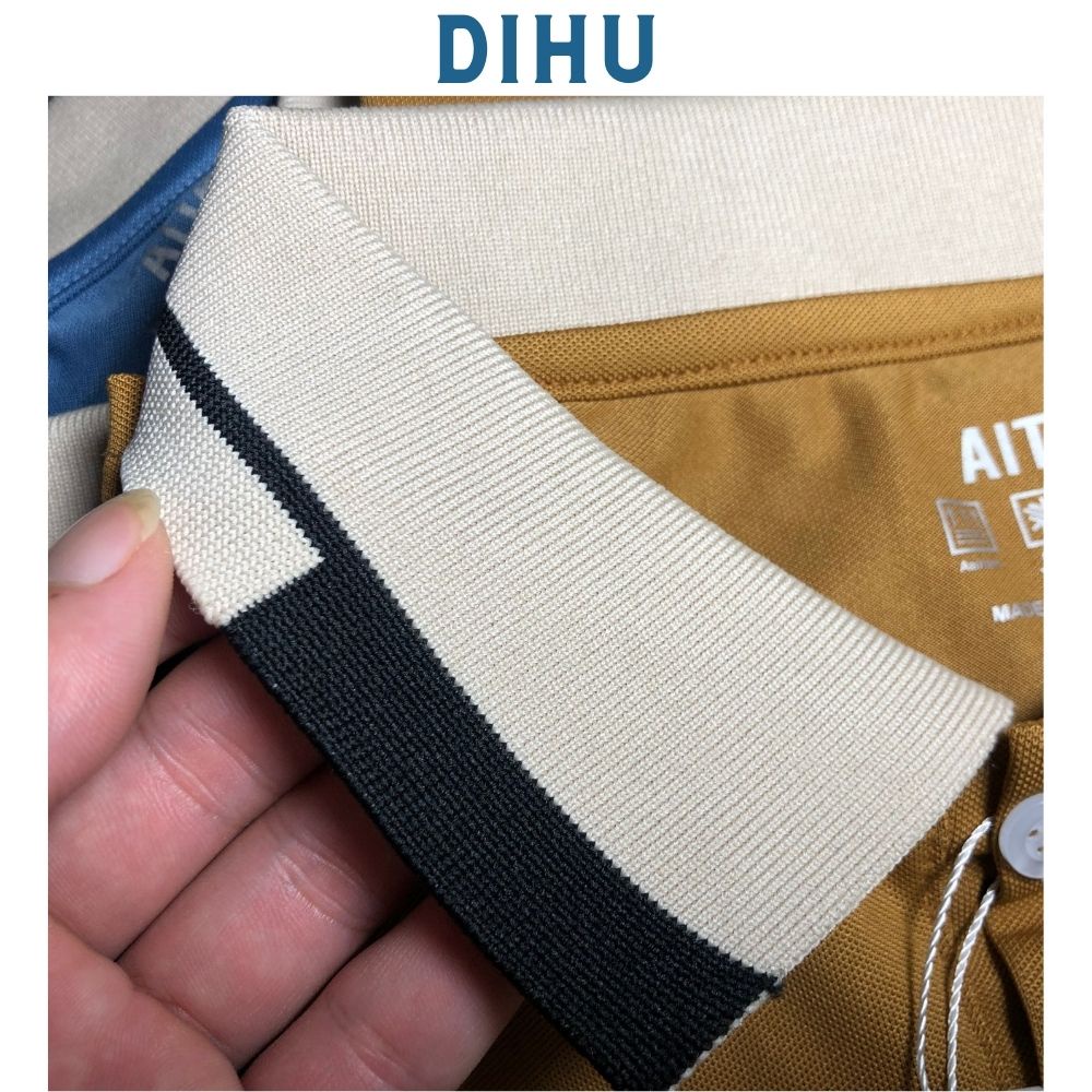Áo thun polo nam cổ bẻ, áo polo nam thêu gấu vải cá sấu Cotton xuất xịn, chuẩn form,sang trọng-lịch lãm Dihu