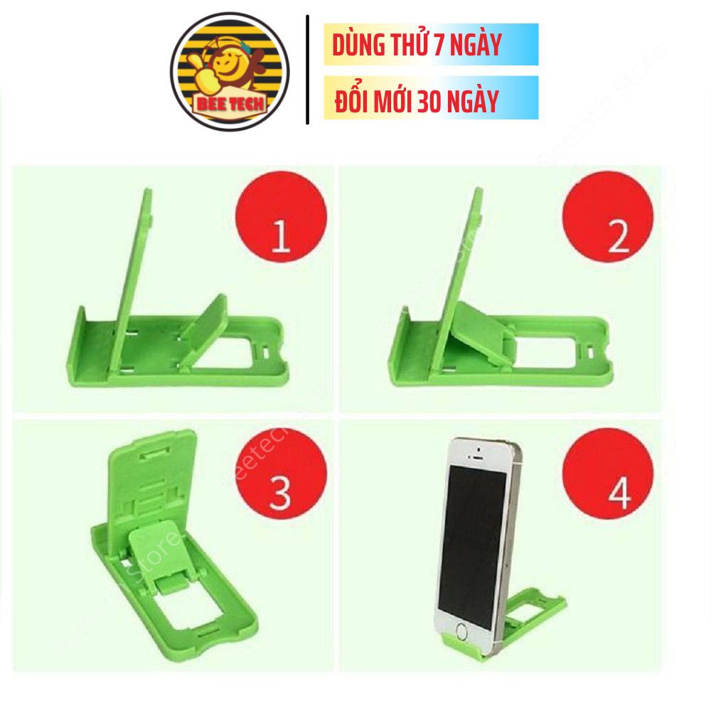 Đế dựng điện thoại mảnh nhỏ mini loại cứng cáp, màu ngẫu nhiên - Beetech