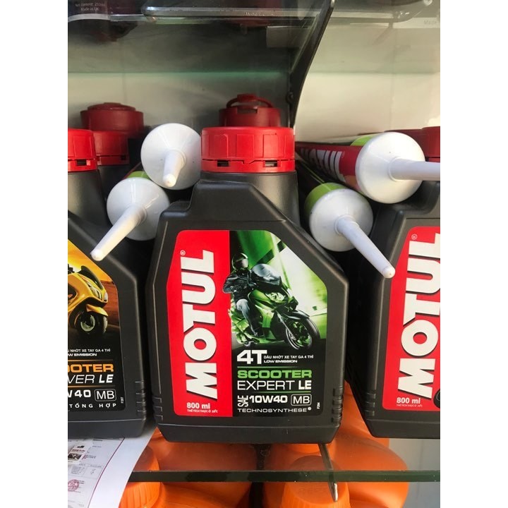 Nhớt Motul Scooter Expert LE 10W40 800ml [Nhớt Bán Tổng Hợp]