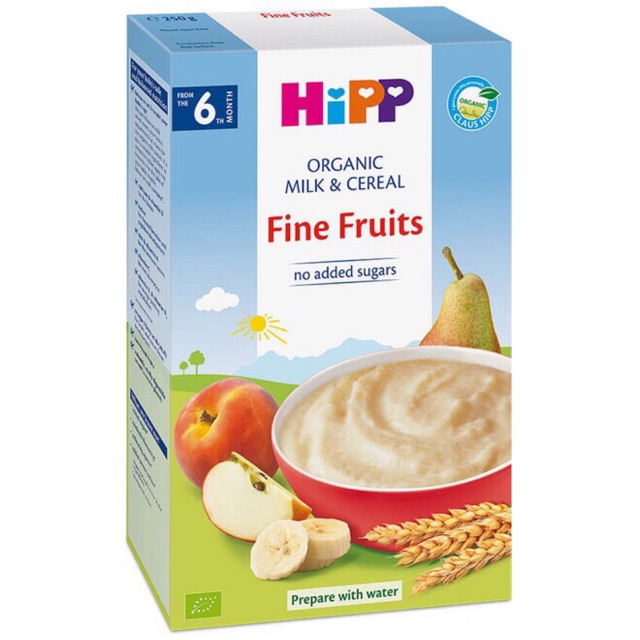 Bột ăn dặm hipp hoa quả tổng hợp 250g