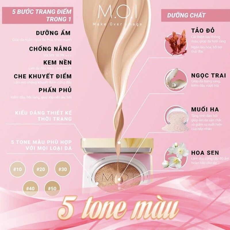 Lõi Cushion Phấn Nước Che Khuyết Điểm 5M Baby Skin Cushion | BigBuy360 - bigbuy360.vn