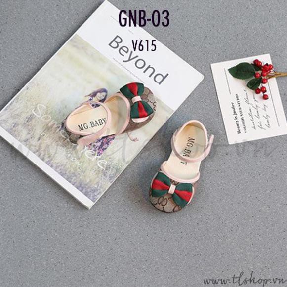 Giày sandal cho bé gái - Giày búp bê nơ 615