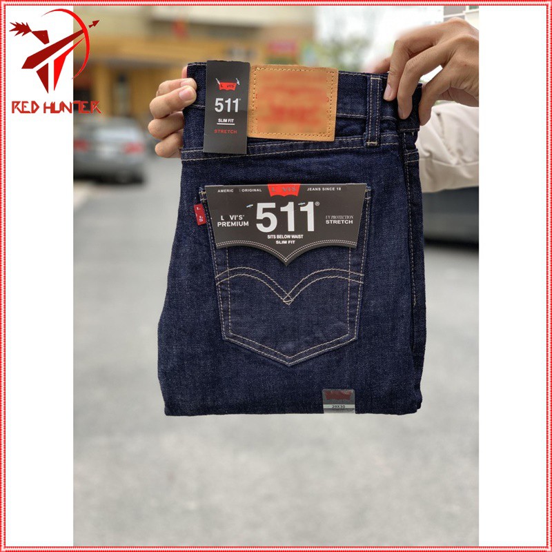 Quần Jean Nam Cao Cấp Lv-511  (Mẫu Trơn, dáng đứng, ôm nhẹ, chất vải co giãn) Made in cambodia | BigBuy360 - bigbuy360.vn