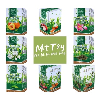 Trà Túi Lọc Phúc Long 2gx25 Gói - Trà Đào, Vải, Lài, Sen, Hồng Trà, Oolong, Trà Xanh, Hoa Hồng - Mít Tây