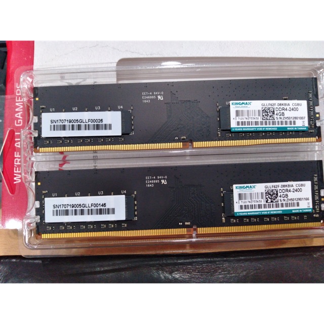 RAM MÁY TÍNH BÀN. DDR4 PC 4G/2400 8G/2400 8G/2666 KINGMAX BH Công ty mới 100%. VI TÍNH QUỐC DUY