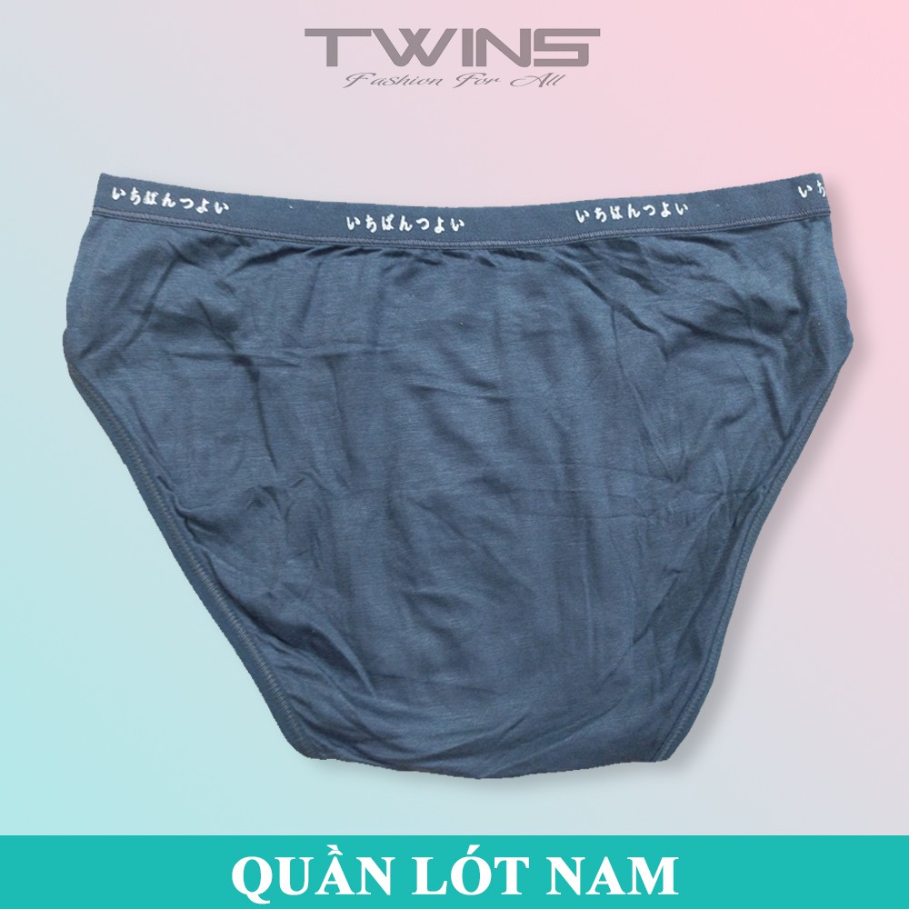 Quần lót nam tam giác cao cấp cotton lưng nhỏ bền đẹp, thoáng mát, thấm hút mồ hôi, co giãn thoải mái