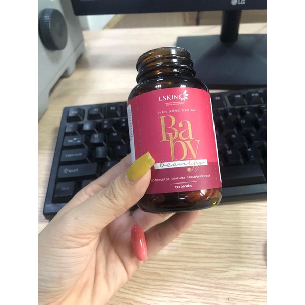 [HÀNG CHÍNH HÃNG] Viên Uống Trắng Da Baby Beauty Lskin Đan Thy