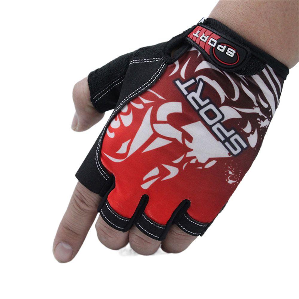 MXGOODS Găng Tay Thể Thao Nửa Ngón Chống Trượt Tiện Dụng