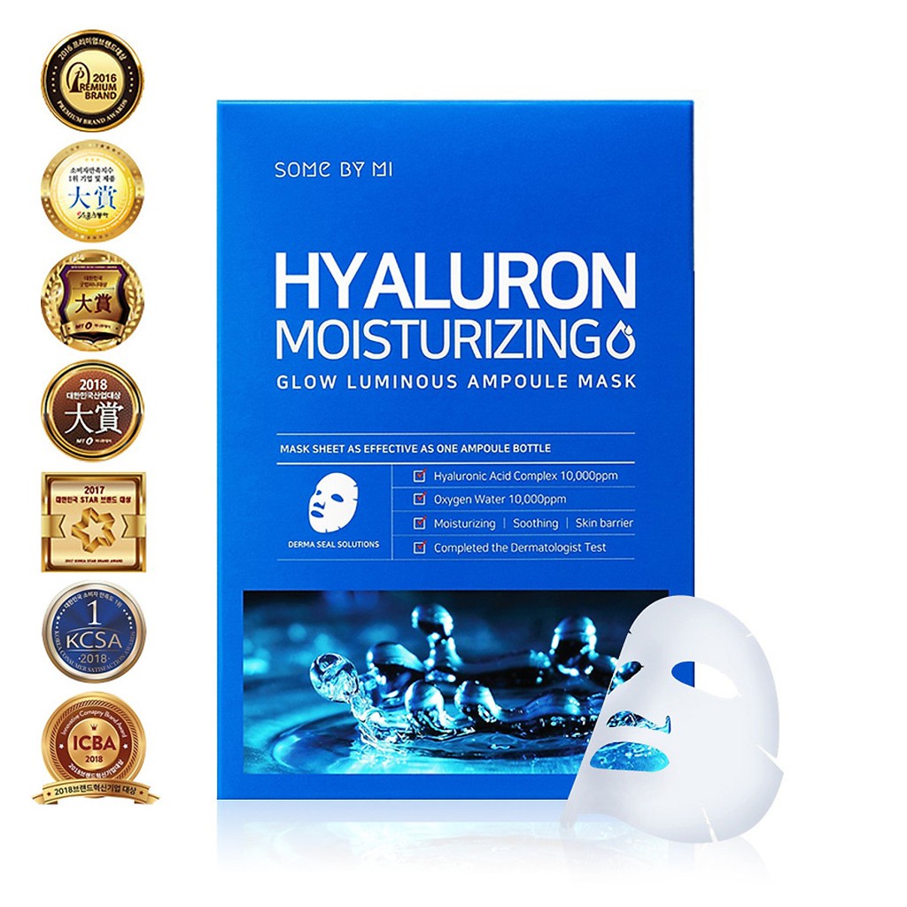 Mặt Nạ Some By Mi Hyaluronic Acid Dưỡng Ẩm Da 25g Hyaluron Moisturizing Sheet Mask