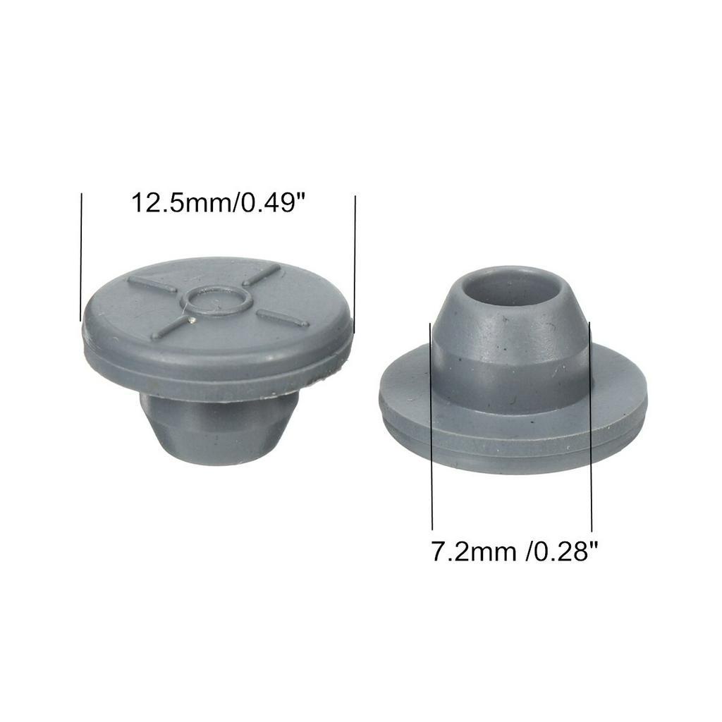 Bộ 100 Nút Chặn Bằng Cao Su Cho Chai Thủy Tinh 13mm