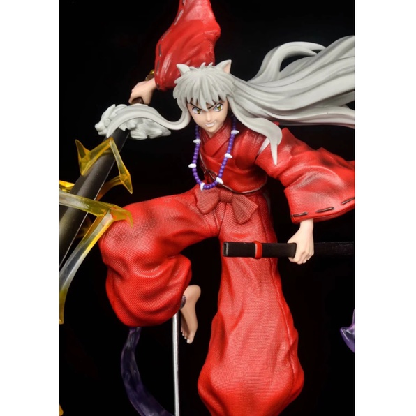 Mô hình Inuyasha chất lượng cao hiệu ứng chiến đấu 36cm